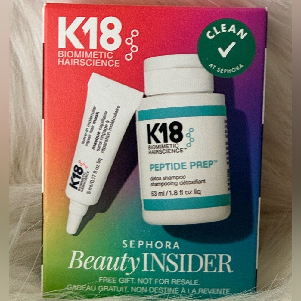 K18 Peptide Prep Detox Shampoo and Repair Mask Set